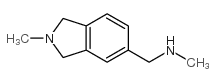 N-methyl-1-(2-methyl-1,3-dihydroisoindol-5-yl)methanamine structure