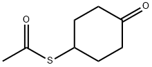 Thioacetic acid S-(4-oxo-cyclohexyl) ester structure