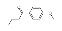 1-(4-methoxyphenyl)-but-2-en-1-one Structure