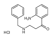 1-(2-aminophenyl)-3-(benzylamino)propan-1-one,hydrochloride结构式