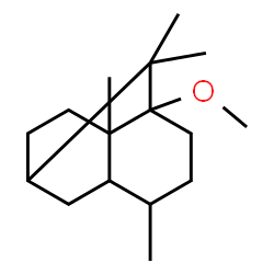 decahydro-1-methoxy-4,8a,9,9-tetramethyl-1,6-methanonaphthalene Structure