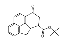 1-Oxo-4,5-methylen-1,2,3,4-tetrahydro-phenanthren-carbonsaeure-(3)-tert.-butylester Structure