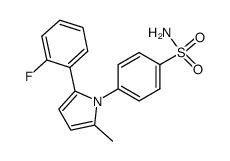 4-(2-(2-fluoro-phenyl)-5-methyl-pyrrol-1-yl)-benzenesulfonamide结构式