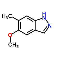 5-Methoxy-6-methyl-1H-indazole Structure
