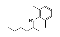 N-(hexan-2-yl)-2,6-dimethylaniline结构式