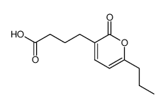 4-(2-oxo-6-propyl-2H-pyran-3-yl)-butyric acid结构式
