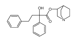 1-azabicyclo[2.2.2]oct-8-yl 2-hydroxy-2,4-diphenyl-butanoate结构式