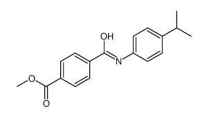 methyl 4-[(4-propan-2-ylphenyl)carbamoyl]benzoate Structure