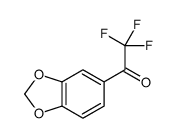 Ethanone, 1-(1,3-benzodioxol-5-yl)-2,2,2-trifluoro- (9CI) structure