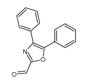 4,5-diphenyl-oxazole-2-carbaldehyde Structure