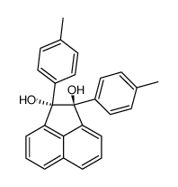 trans-1,2-dihydroxy-1,2-di(p-tolyl)acenaphthene Structure