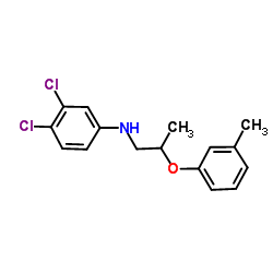 3,4-Dichloro-N-[2-(3-methylphenoxy)propyl]aniline Structure