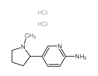 5-(1-METHYL-PYRROLIDIN-2-YL)-PYRIDIN-2-YLAMINEDIHYDROCHLORIDE Structure