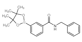 N-benzyl-3-(4,4,5,5-tetramethyl-1,3,2-dioxaborolan-2-yl)benzamide Structure