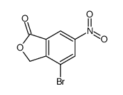 4-bromo-6-nitro-3H-2-benzofuran-1-one Structure