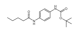 tert-butyl (4-pentanamidophenyl)carbamate Structure