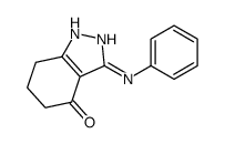 3-anilino-1,5,6,7-tetrahydroindazol-4-one结构式