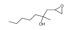 1,2-epoxy-4-hydroxy-4-methylnonane结构式