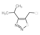 5-(氯甲基)-4-异丙基-1,2,3-噻二唑结构式
