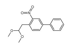 4-(2,2-dimethoxyethyl)-3-nitro-1,1'-biphenyl Structure