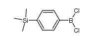 [4-(dichloroboryl)phenyl]trimethylsilane结构式