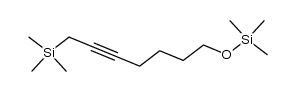 trimethyl((7-(trimethylsilyl)hept-5-yn-1-yl)oxy)silane结构式