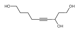non-4-yne-1,3,9-triol Structure
