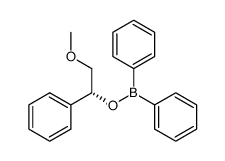 diphenyl boric ester of (R)-2-methoxy-1-phenylethanol Structure