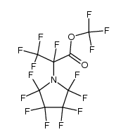 Perfluoro(methyl-2-N-pyrrolidino propionate) Structure