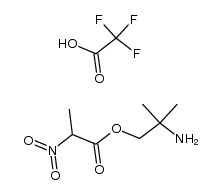 2-amino-2-methylpropyl 2-nitropropanoate 2,2,2-trifluoroacetate结构式