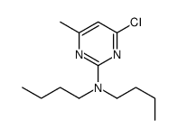 2-DIBUTYLAMINO-4-CHLORO-6-METHYLPYRIMIDINE Structure