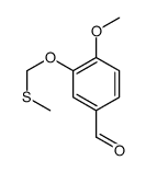 4-methoxy-3-(methylsulfanylmethoxy)benzaldehyde Structure