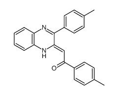 2-(4-methylphenacylidene)-3-(4-tolyl)-1,2-dihydroquinoxaline Structure