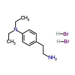 4-(2-Aminoethyl)-N,N-diethylaniline dihydrobromide结构式