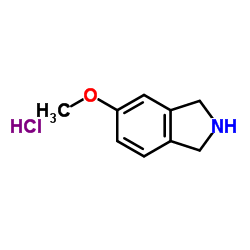 5-甲氧基异吲哚啉盐酸盐结构式