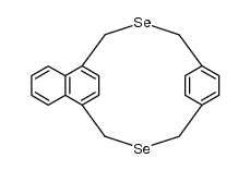 3,7-diselena-1(1,4)-naphthalena-5(1,4)-benzenacyclooctaphane结构式