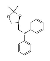 (R)-(+)-2,3-O-isopropylideneglycerol-1-diphenylphosphane Structure