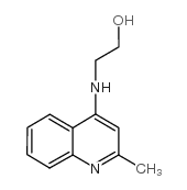 4-(2-HYDROXYETHYL)AMINO-2-METHYLQUINOLINE structure