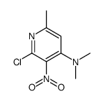 2-chloro-N,N,6-trimethyl-3-nitropyridin-4-amine Structure