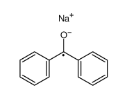 benzophenone anion radical with couter ion Na+结构式