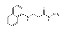 3-(naphthalen-1-ylamino)propanehydrazide Structure