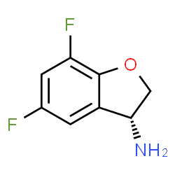 (R)-5,7-Difluoro-2,3-dihydrobenzofuran-3-amine Structure