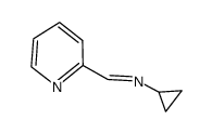 Cyclopropanamine, N-(2-pyridinylmethylene)- (9CI)结构式