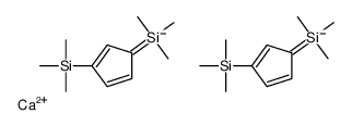 calcium,trimethyl-(3-trimethylsilylcyclopenta-1,4-dien-1-yl)silane Structure