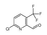 6-Chloro-3-(trifluoromethyl)picolinaldehyde Structure