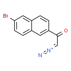 1-(6-bromonaphthalen-2-yl)-2-diazoethanone Structure