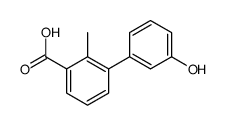 3-(3-hydroxyphenyl)-2-methylbenzoic acid Structure