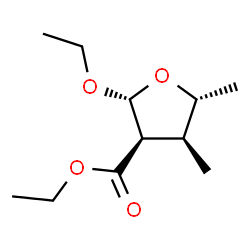 3-Furancarboxylicacid,2-ethoxytetrahydro-4,5-dimethyl-,ethylester,(2alpha,3bta,4bta,5alpha)-(9CI) structure