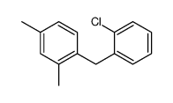1-[(2-chlorophenyl)methyl]-2,4-dimethylbenzene结构式
