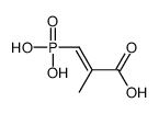 2-methyl-3-phosphonoprop-2-enoic acid结构式